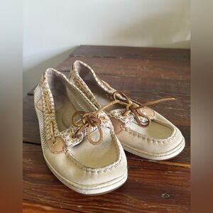 Sperrys Women's Cream Boat Shoes